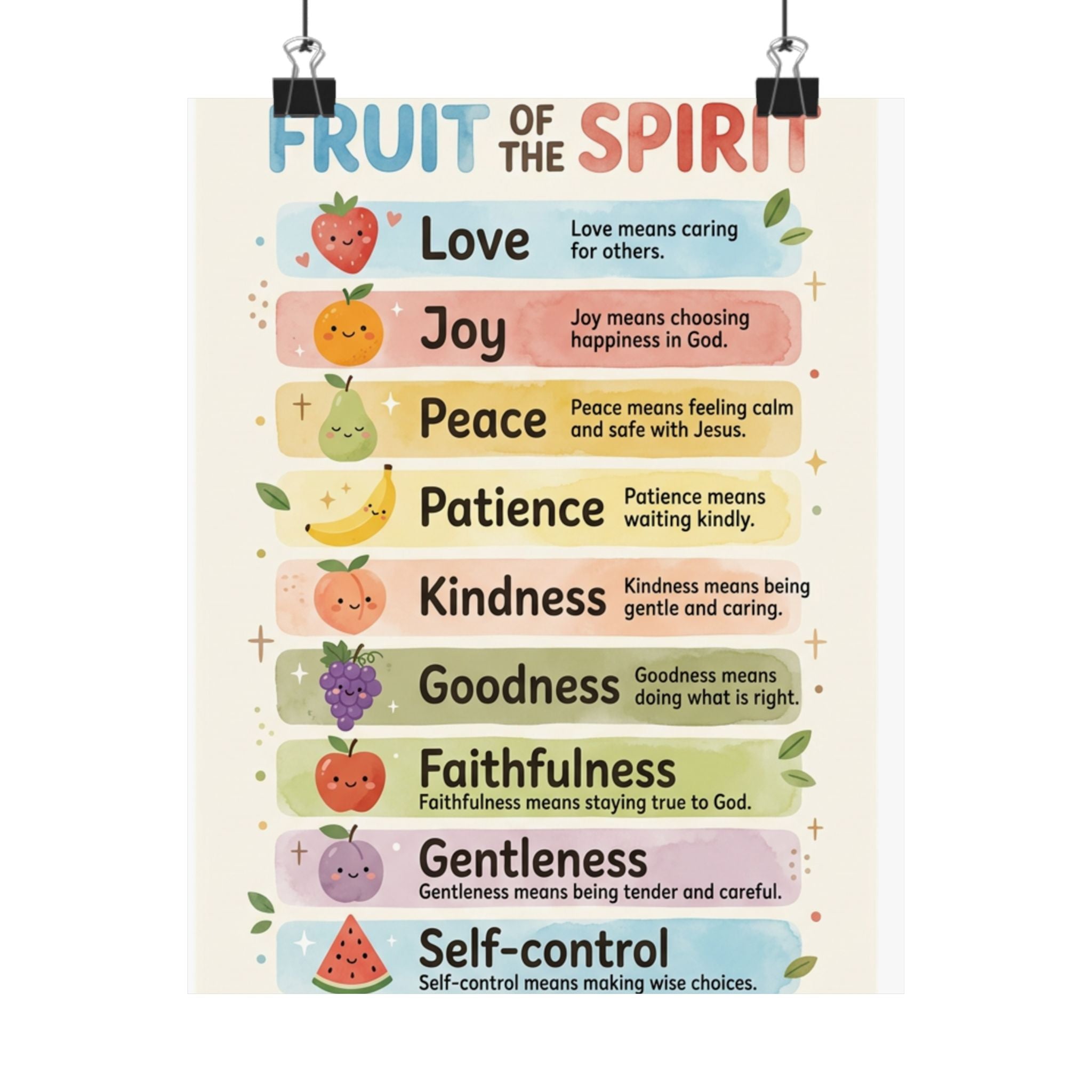 Fruit of the Spirit Poster