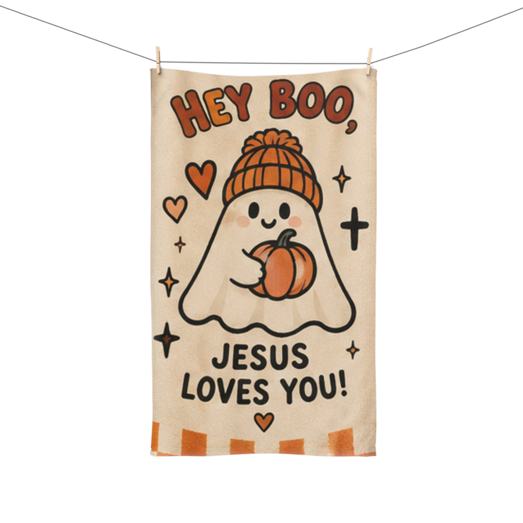 Hey Boo Hand Towel