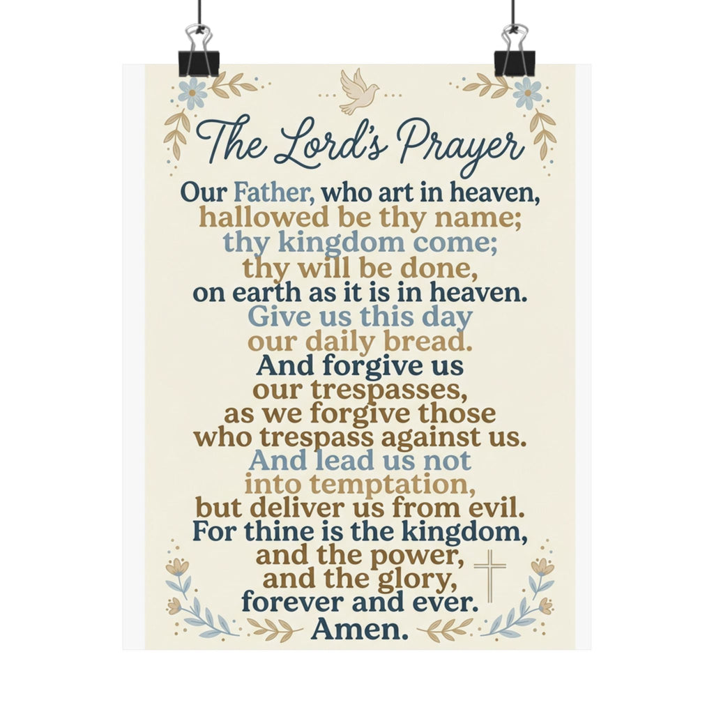 The Lord's Prayer Poster