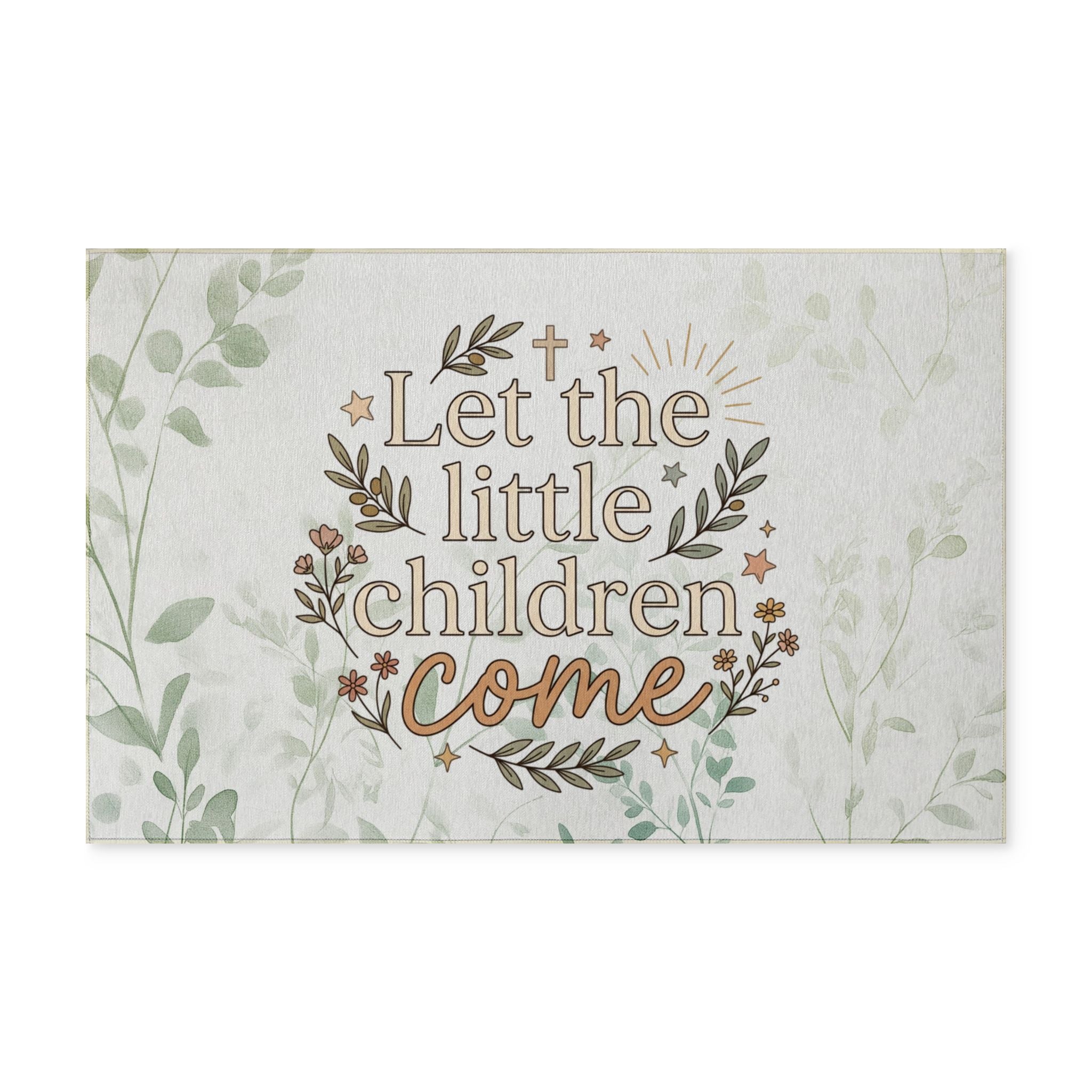 Let the Little Children Come Rug