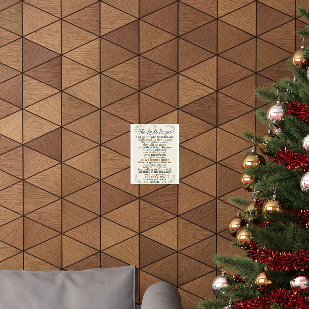 The Lord's Prayer Poster