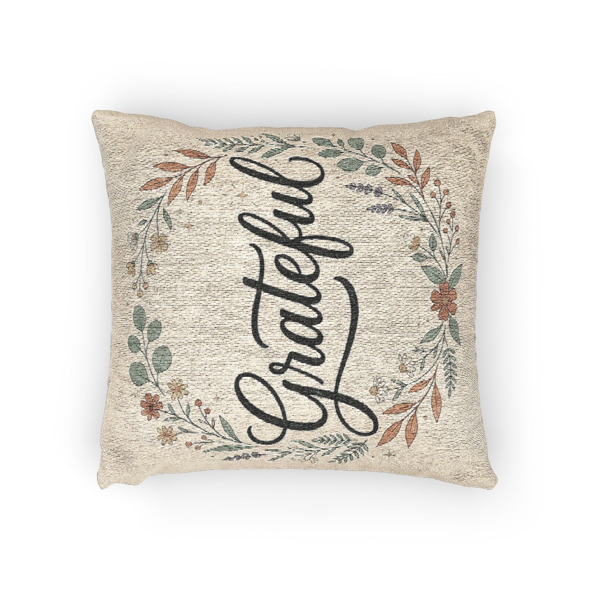 Grateful Woven Pillow