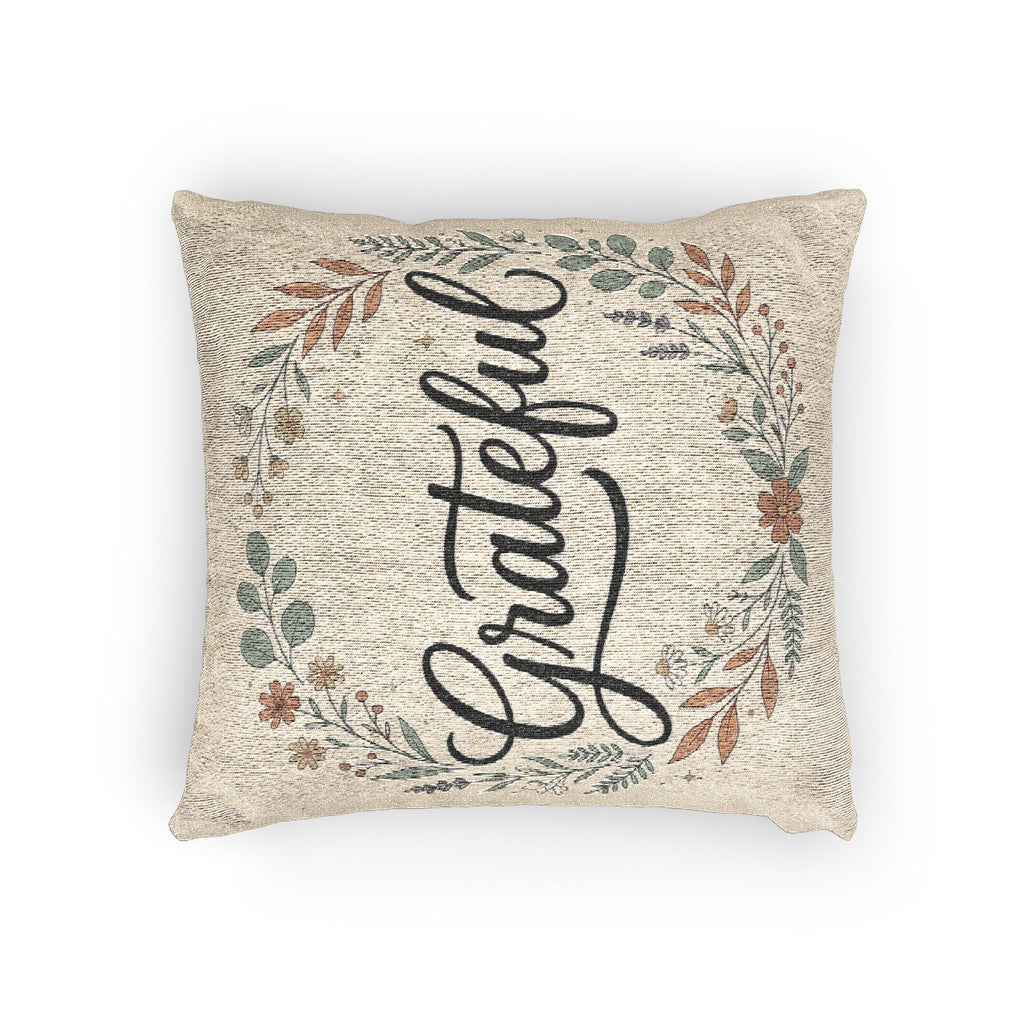 Grateful Woven Pillow