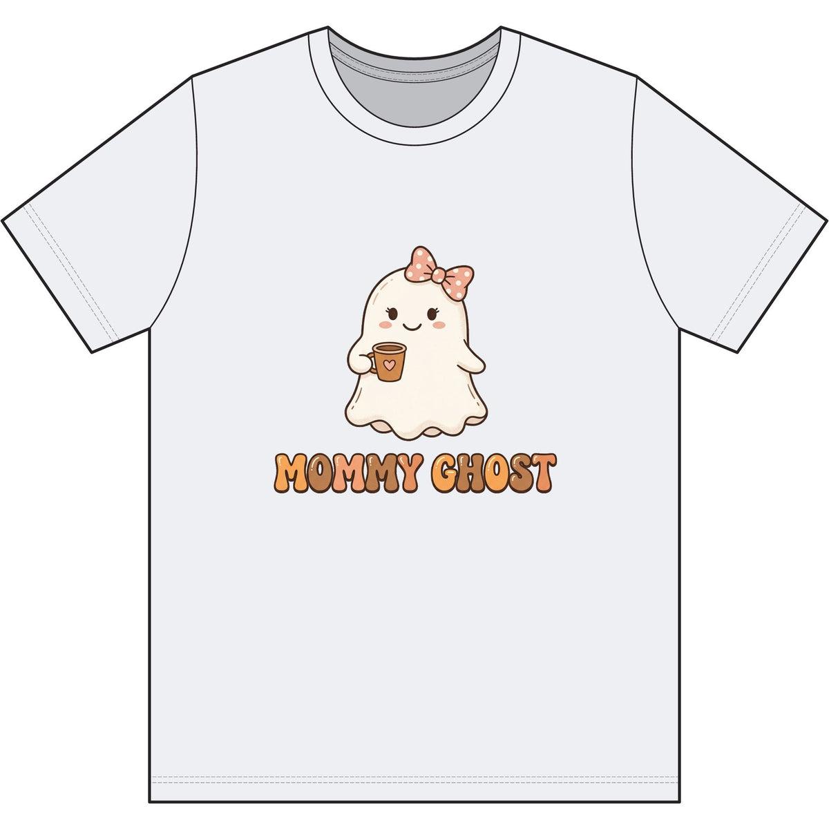 Mommy Ghost Adult T-Shirt