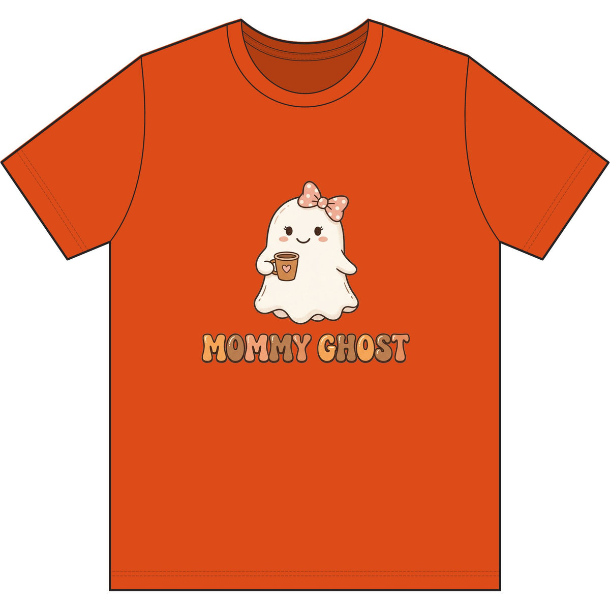 Mommy Ghost Adult T-Shirt