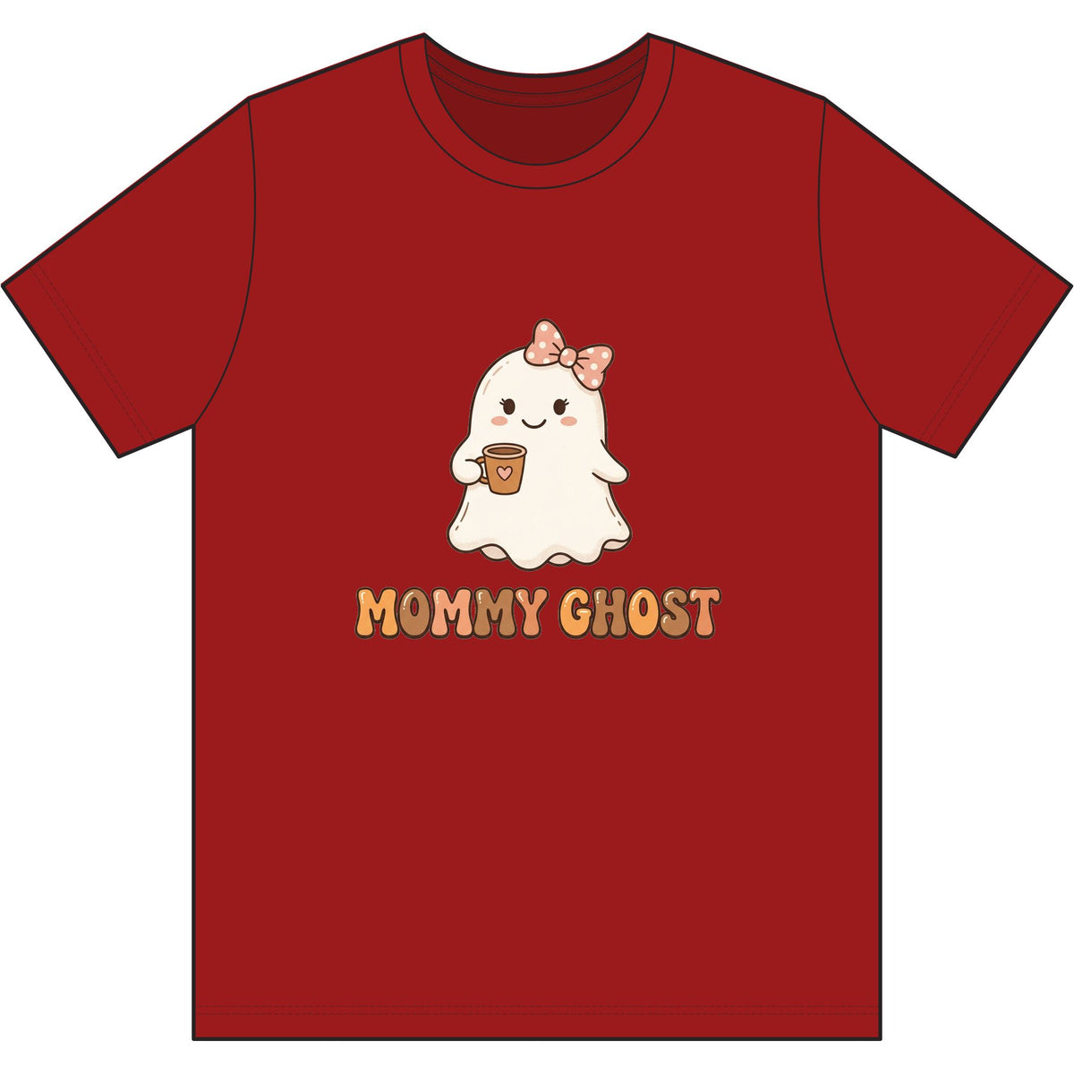 Mommy Ghost Adult T-Shirt
