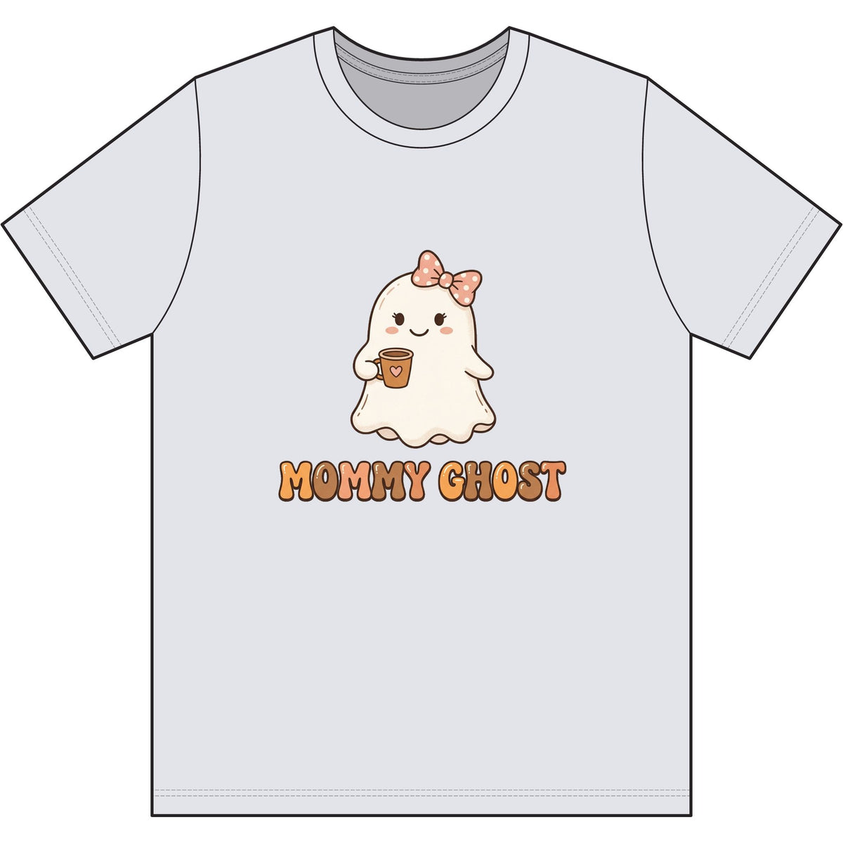 Mommy Ghost Adult T-Shirt