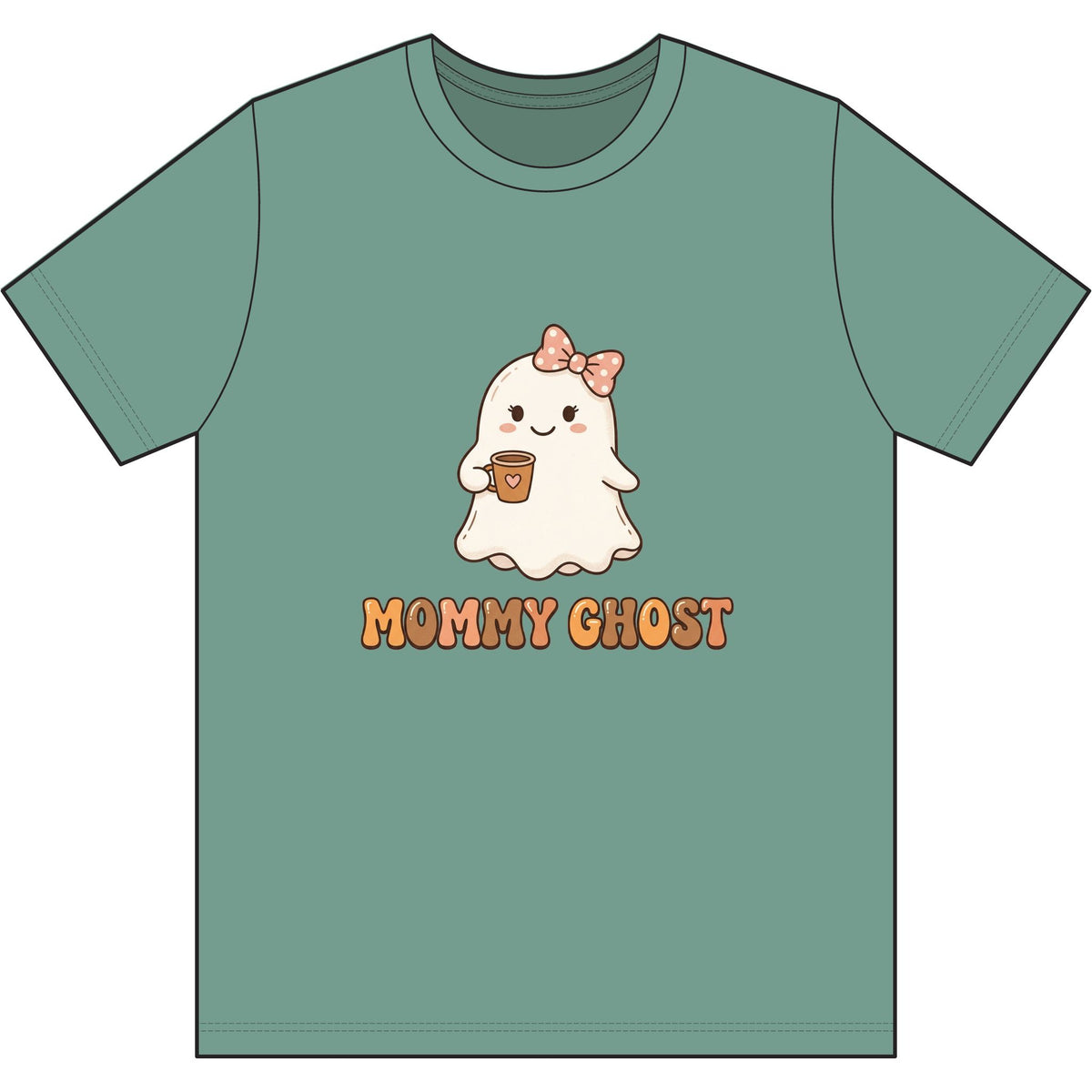 Mommy Ghost Adult T-Shirt