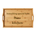 Personalizable Bamboo Serving Tray