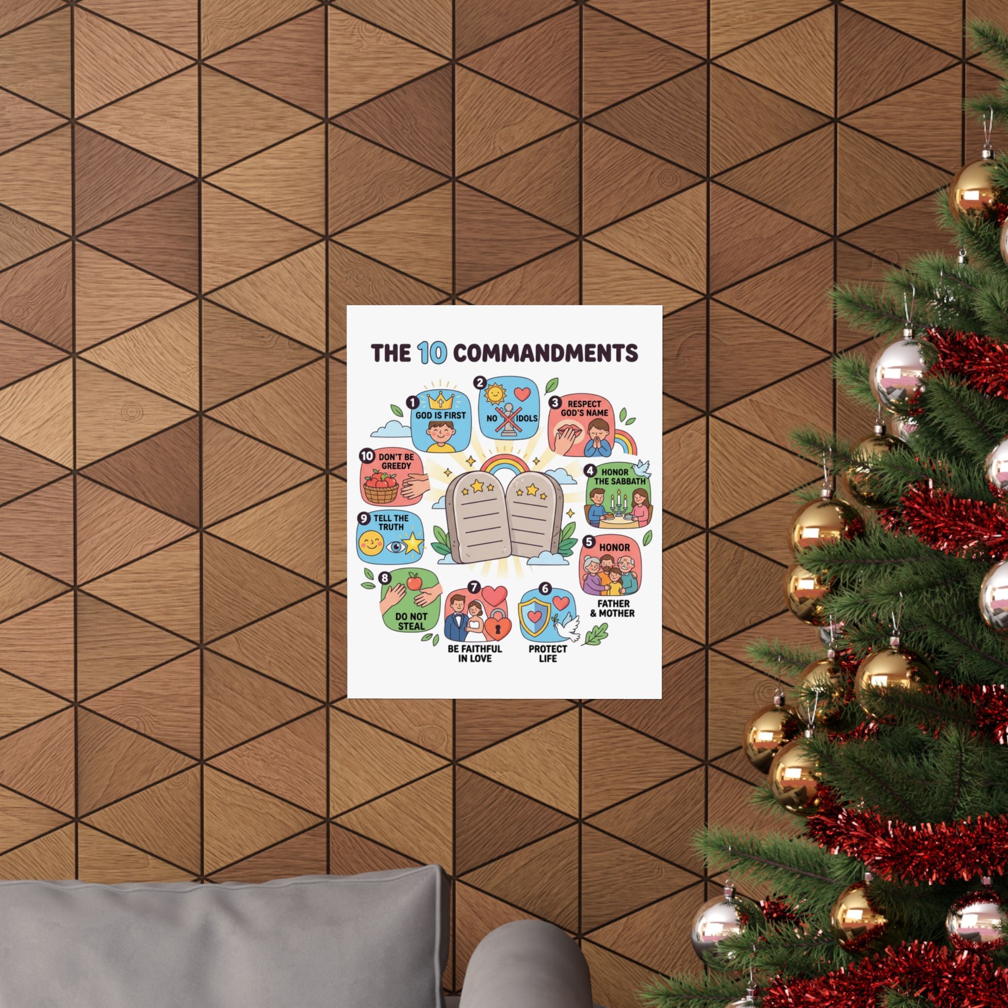 The 10 Commandments Poster