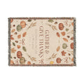 Gather and Give Thanks Woven Blanket