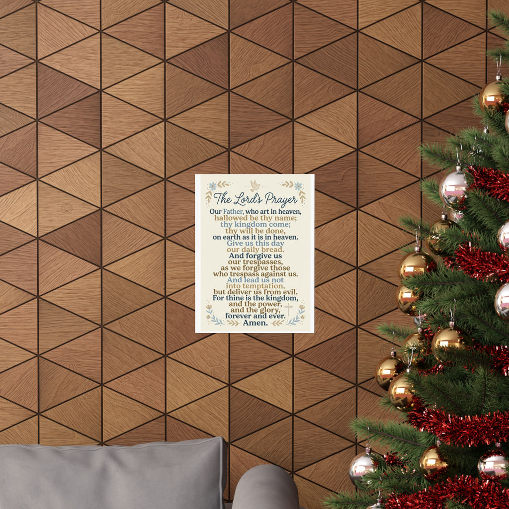 The Lord's Prayer Poster