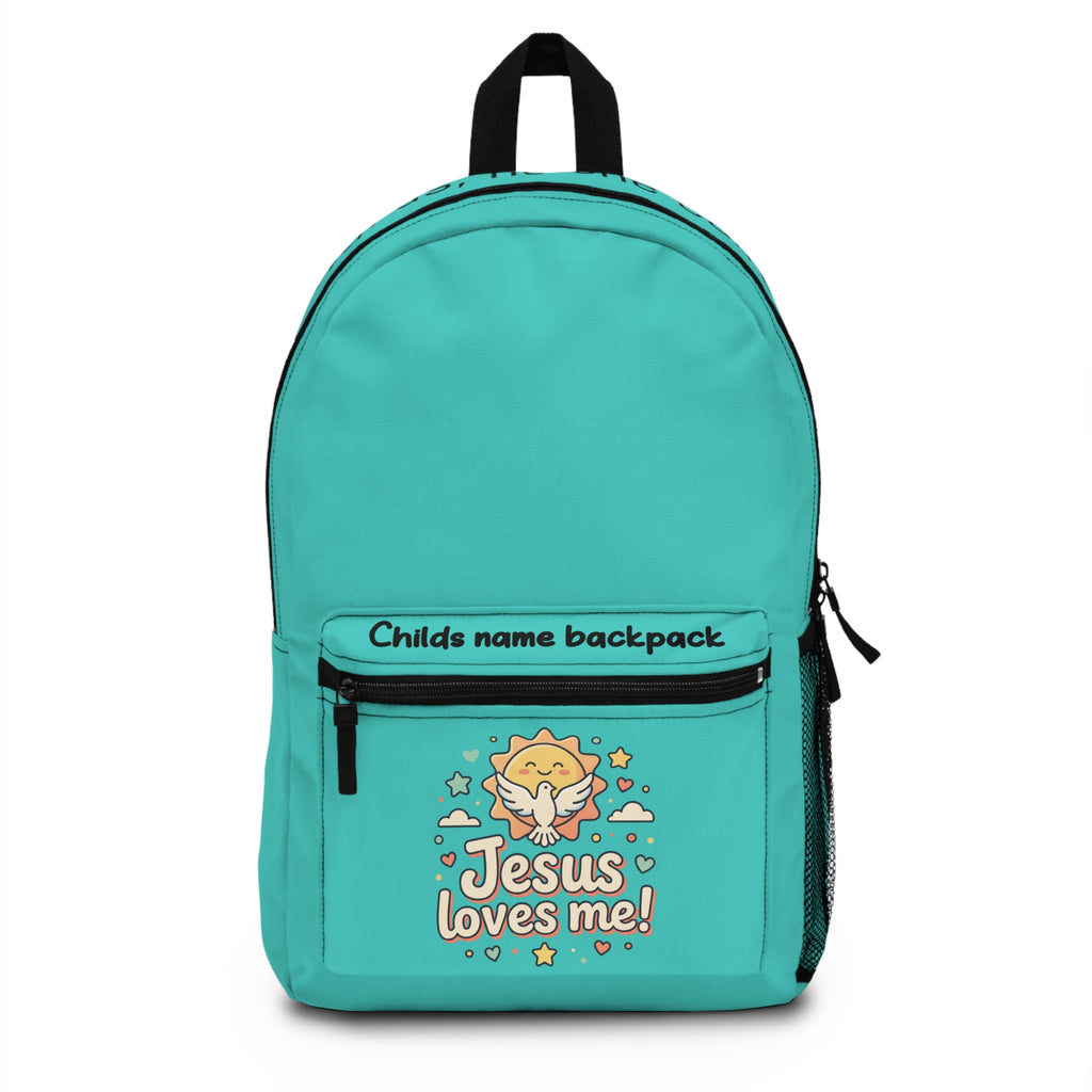 Jesus Loves Me Kids Backpack