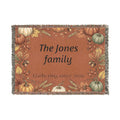 Personalizable Family Name Woven Blanket
