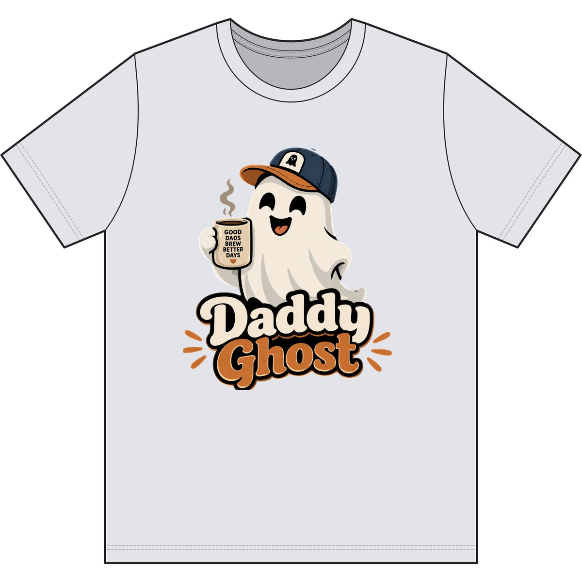 Daddy Ghost Adult T-Shirt