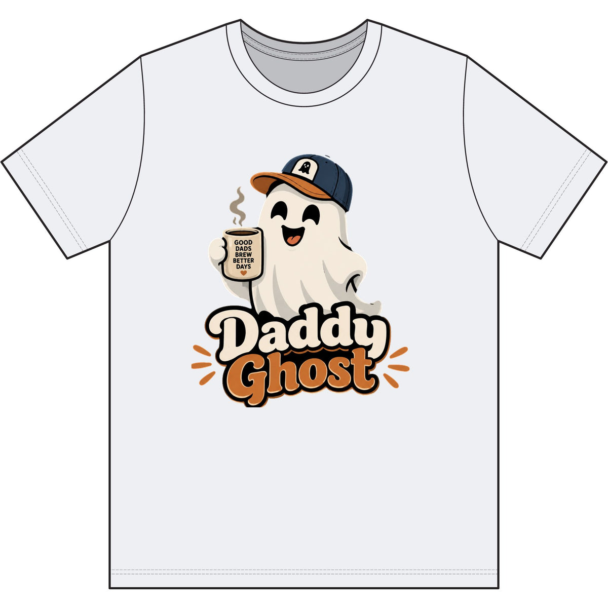 Daddy Ghost Adult T-Shirt