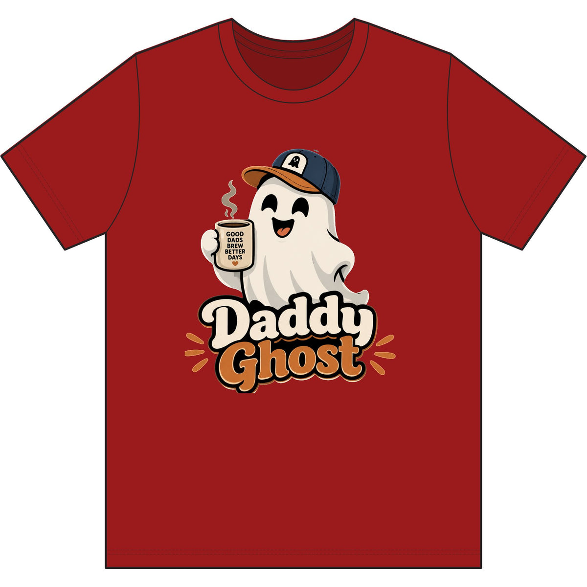 Daddy Ghost Adult T-Shirt