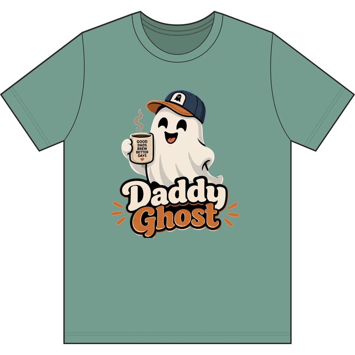 Daddy Ghost Adult T-Shirt