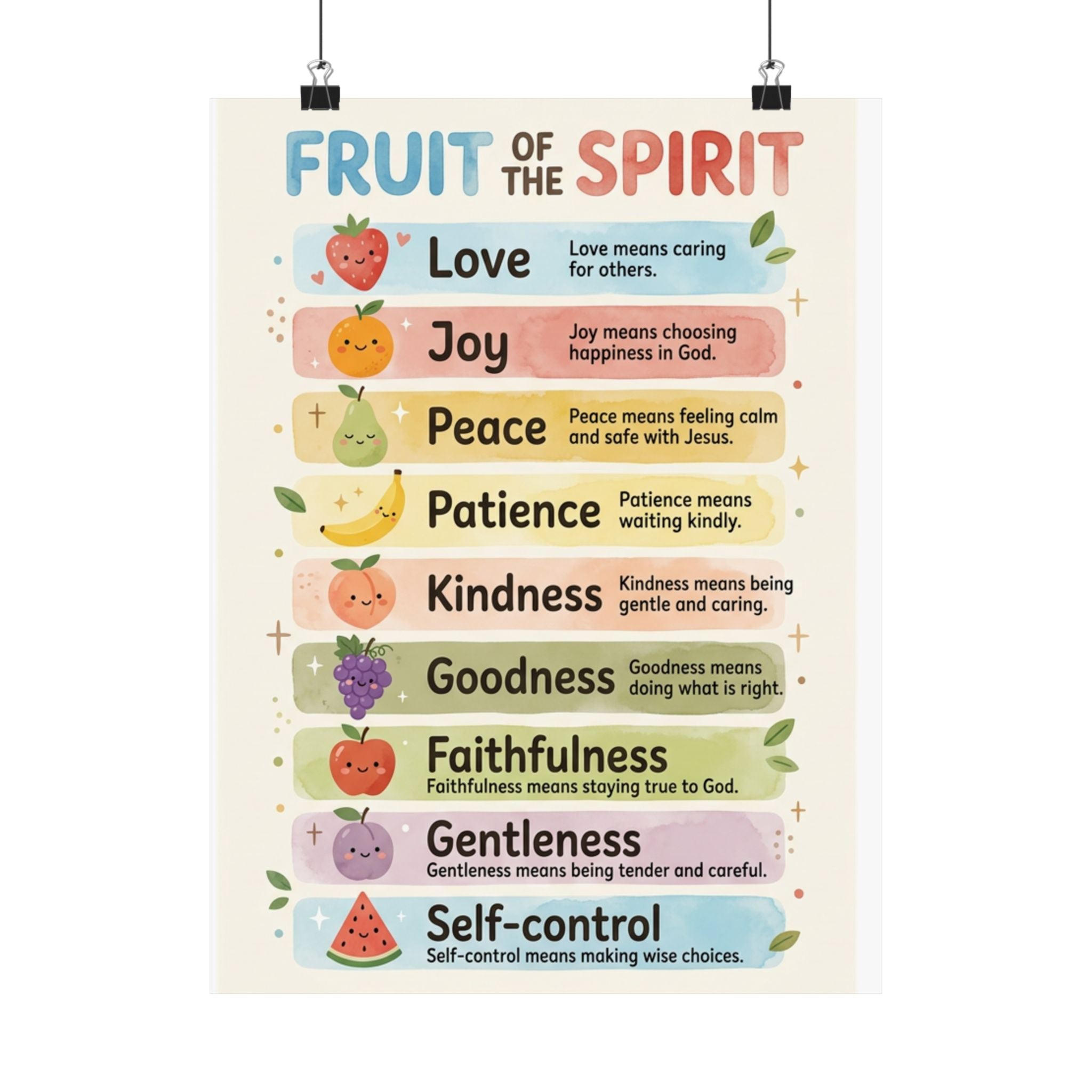 Fruit of the Spirit Poster