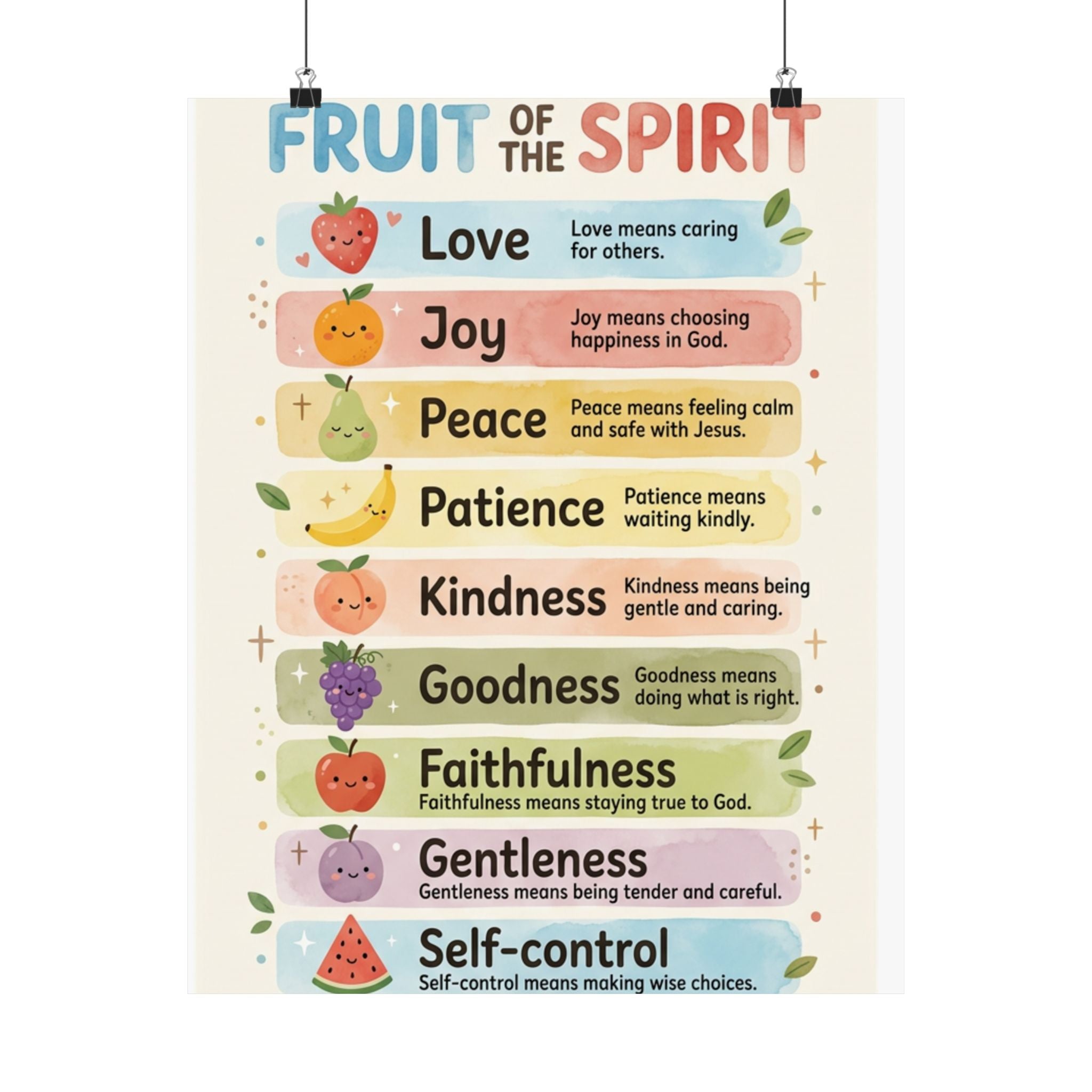 Fruit of the Spirit Poster