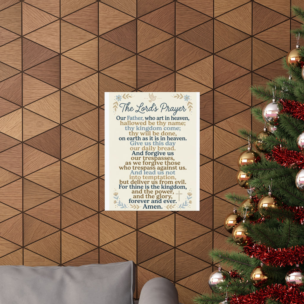 The Lord's Prayer Poster